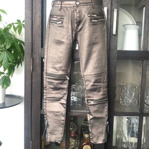Zara metallic premium jeans